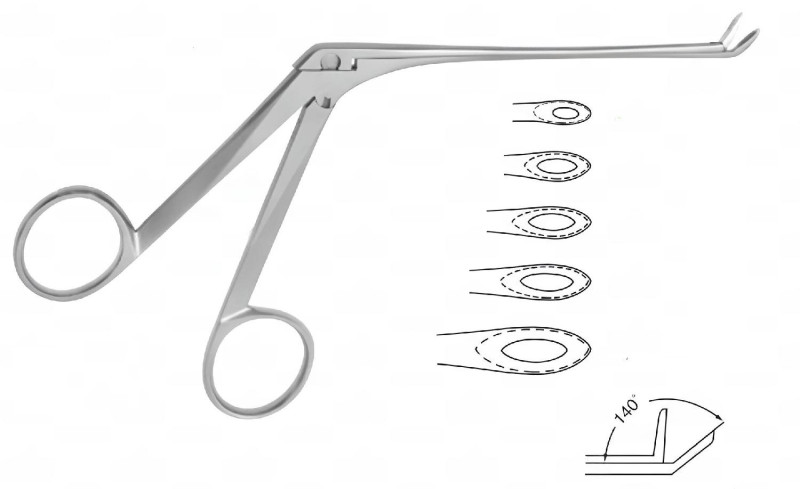 Щипцы(выкусыватели) назальные WEIL BLAKESLEY, острые, режущие вверх на 140гр.,овальные,ширина раб.губок 3,5мм, длина 120мм,